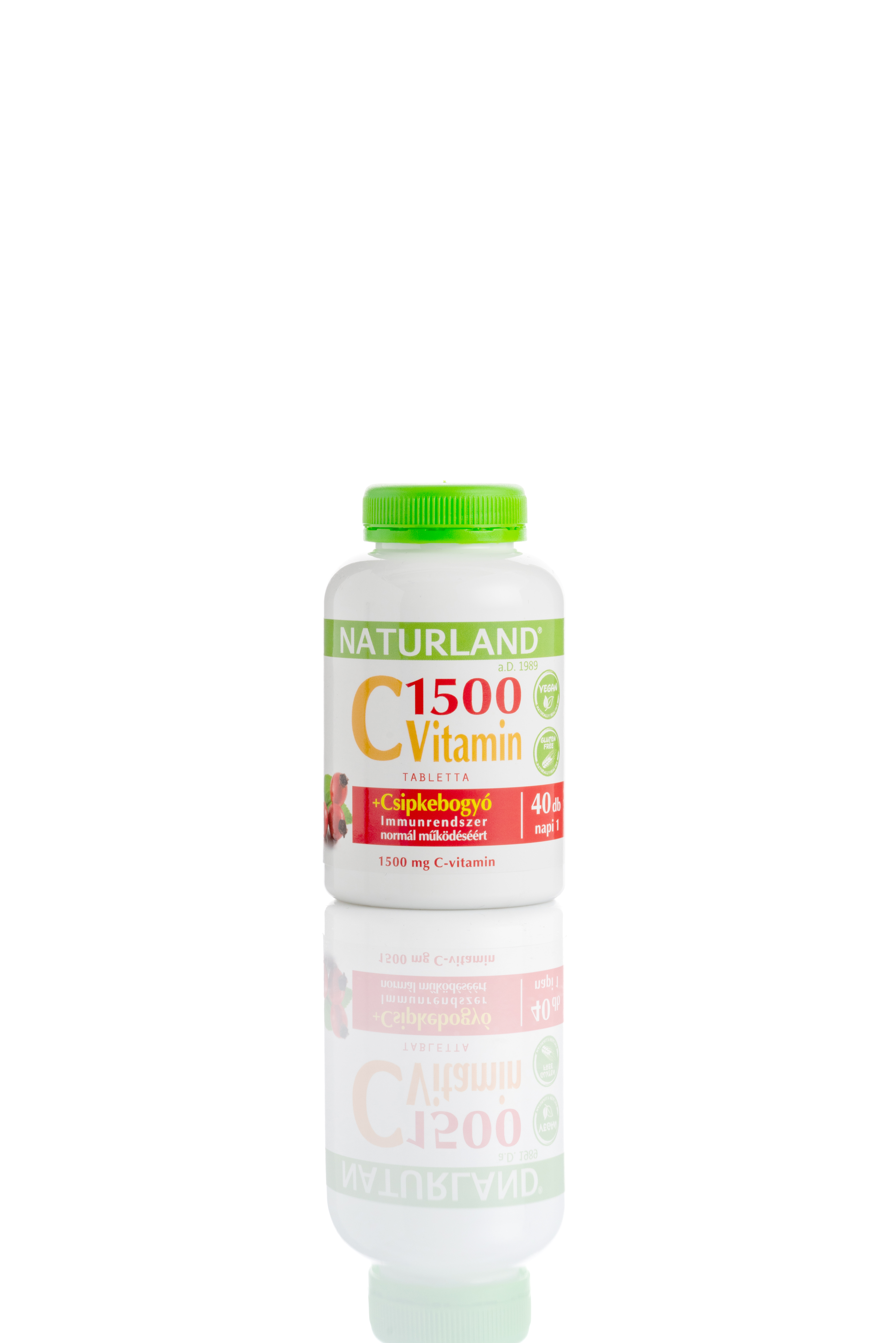 1500 mg C-vitamin+csipke