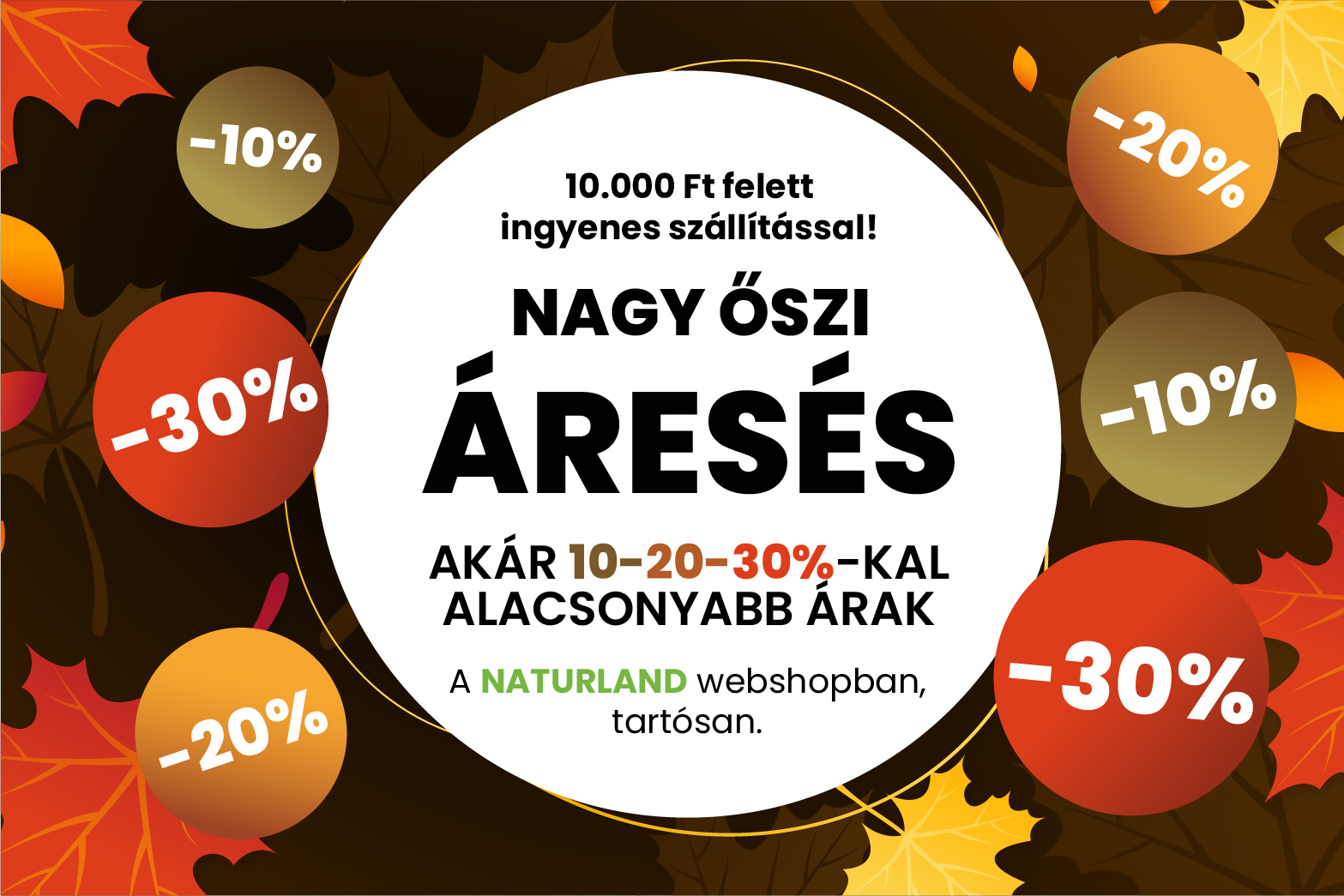 Nagy Őszi áresés a Naturlandnál